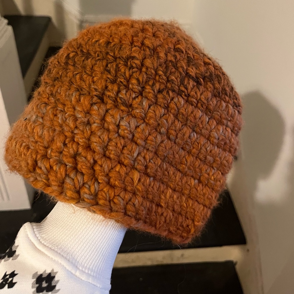 Mens crochet winter hat
